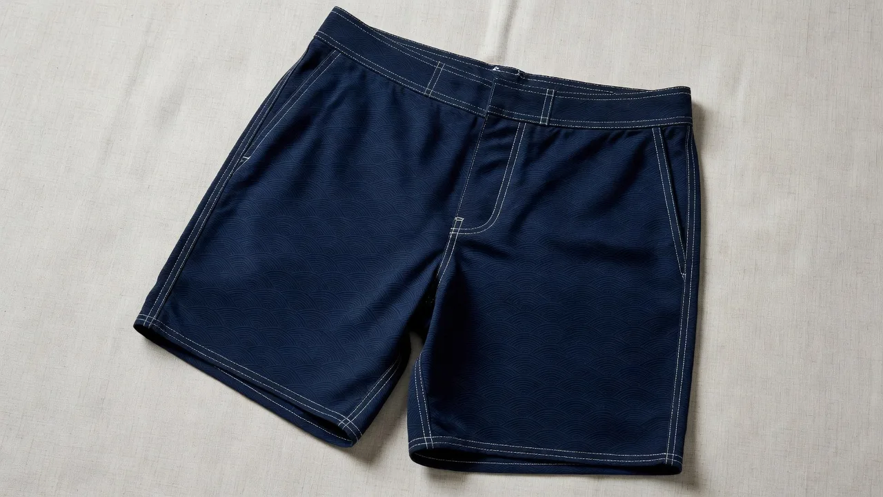 Navy Boardshorts Detail
